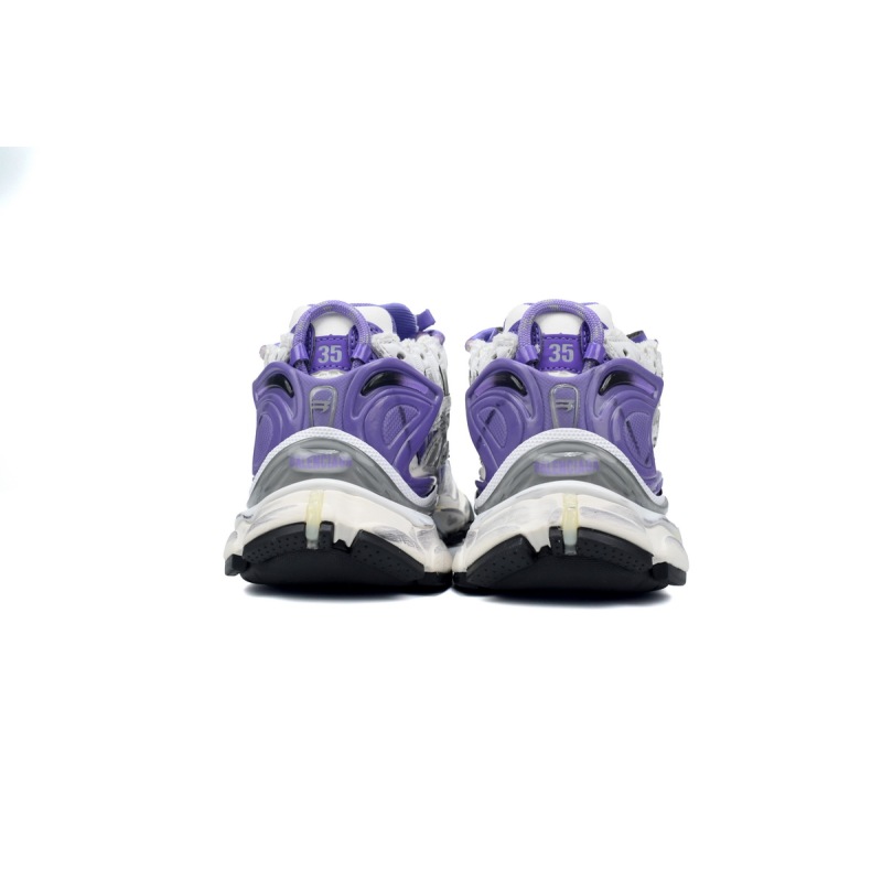PK God Batch Balenciaga Runner White Purple 677402 W3RB2 5901