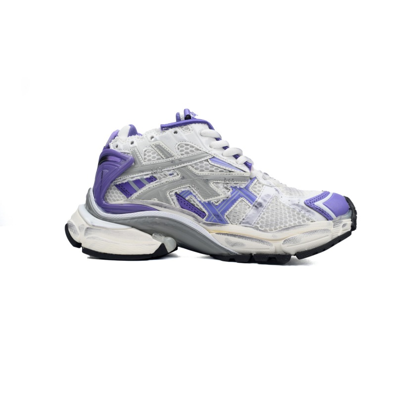 PK God Batch Balenciaga Runner White Purple 677402 W3RB2 5901