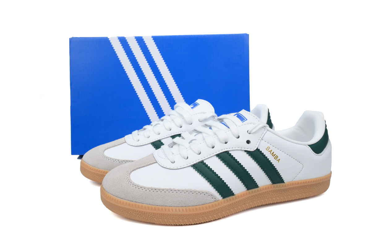 Adidas Originals Samba OG White Collegiate Green Gum IE3437