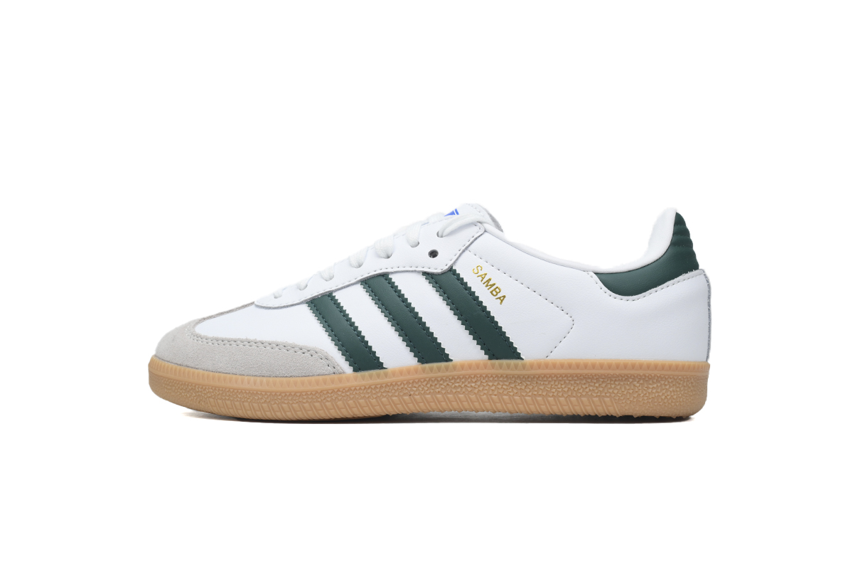 Adidas Originals Samba OG White Collegiate Green Gum IE3437