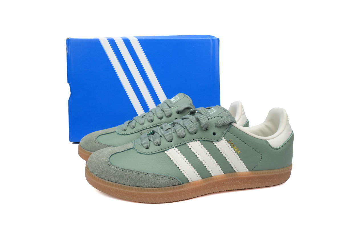 Adidas Originals Samba OG Silver Green Gum IE7011
