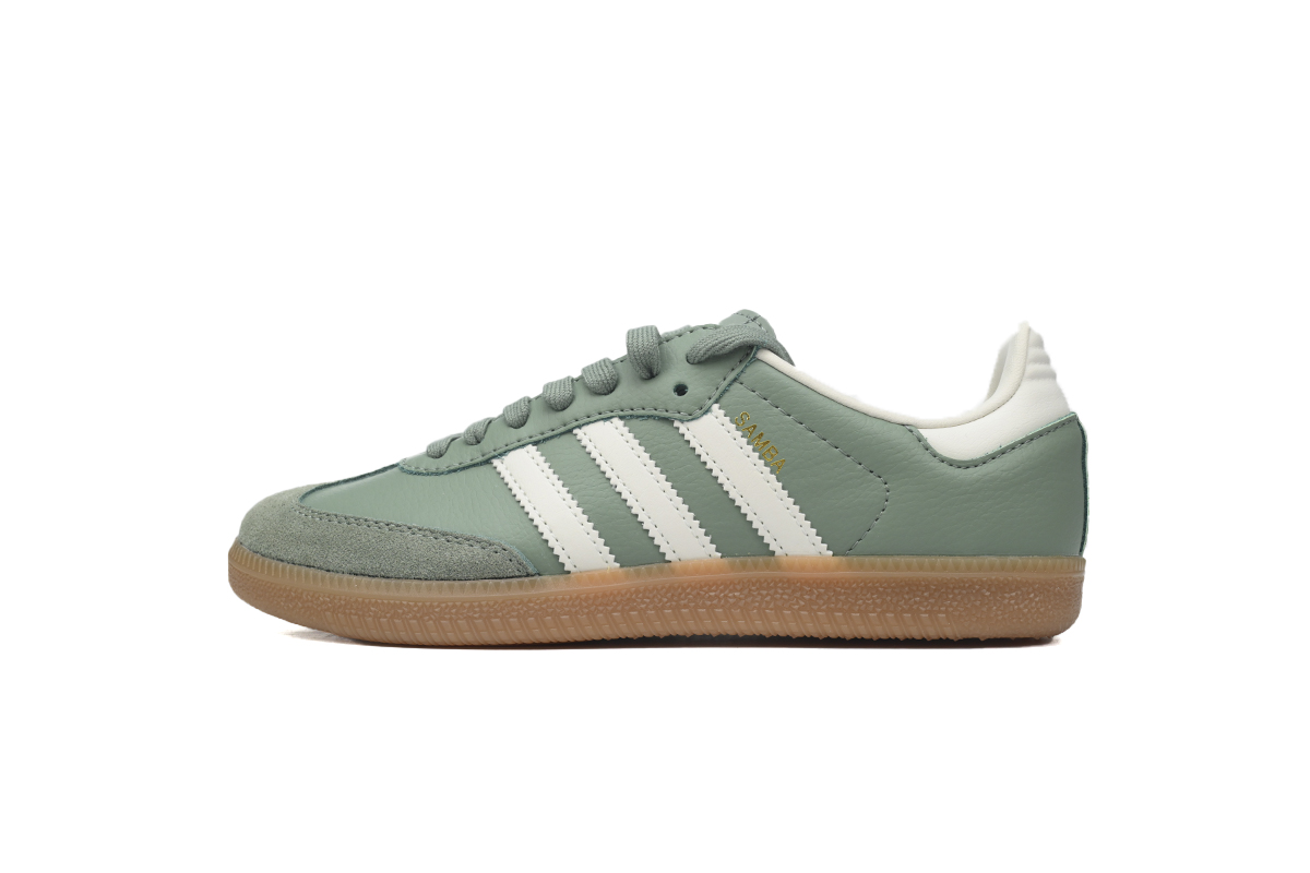 Adidas Originals Samba OG Silver Green Gum IE7011