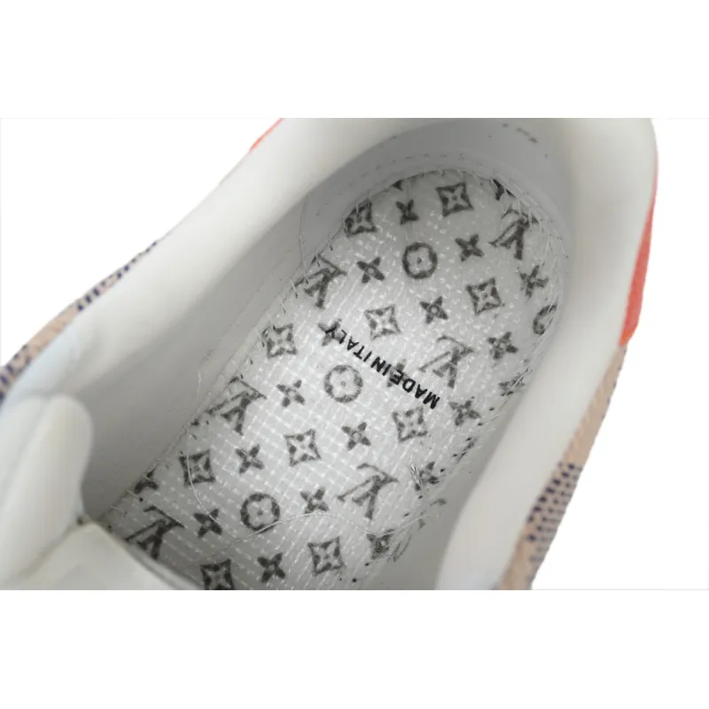 PK God Batch LOUIS VUITTON Trainer White Orange
