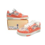 PK God Batch LOUIS VUITTON Trainer White Orange