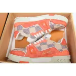 PK God Batch LOUIS VUITTON Trainer White Orange