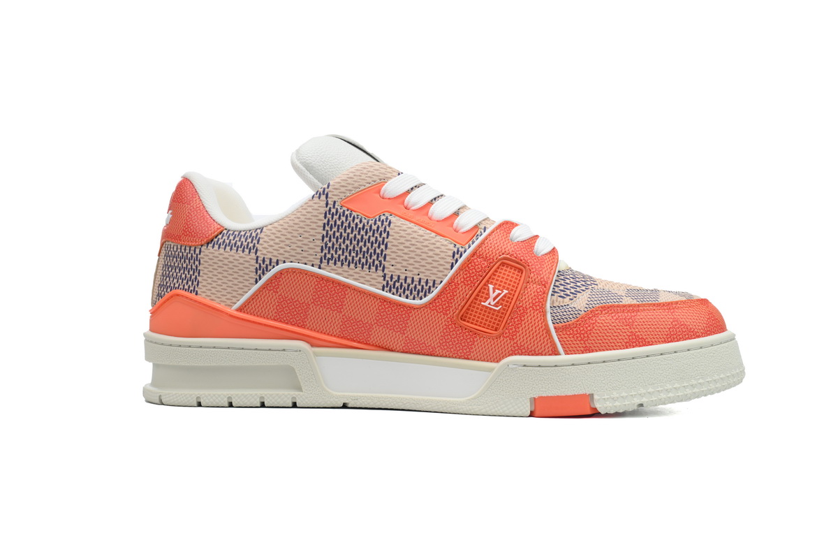 PK God Batch LOUIS VUITTON Trainer White Orange