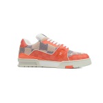 PK God Batch LOUIS VUITTON Trainer White Orange