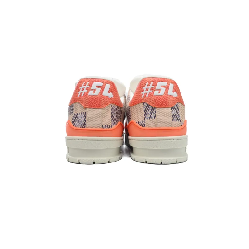 PK God Batch LOUIS VUITTON Trainer White Orange