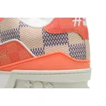 PK God Batch LOUIS VUITTON Trainer White Orange
