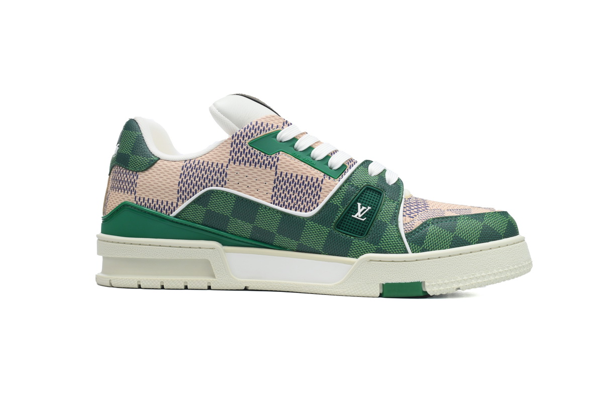 PK God Batch LOUIS VUITTON Trainer White Green