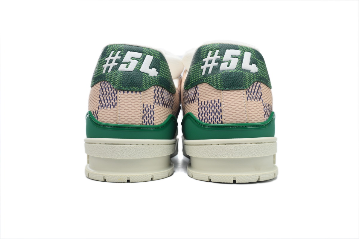 PK God Batch LOUIS VUITTON Trainer White Green