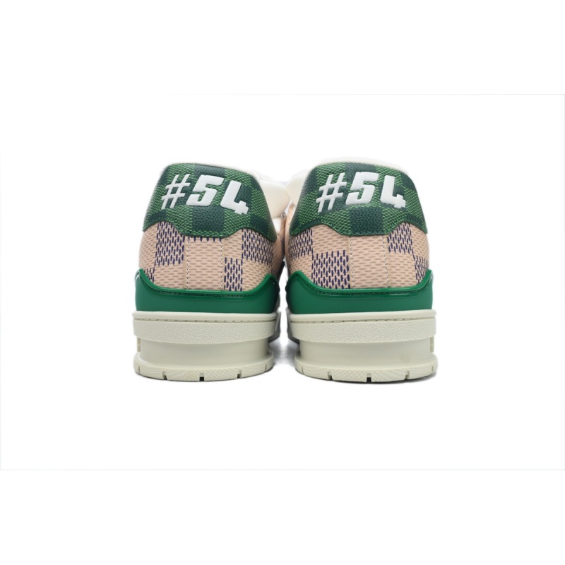  PK God Batch LOUIS VUITTON Trainer White Green 