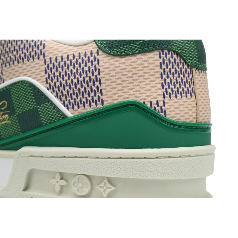  PK God Batch LOUIS VUITTON Trainer White Green 