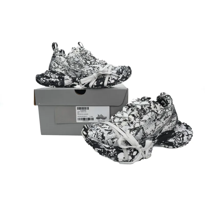 pk god batch Ba*len*cia*ga luminous white graffiti 734731 w3xdc 0135