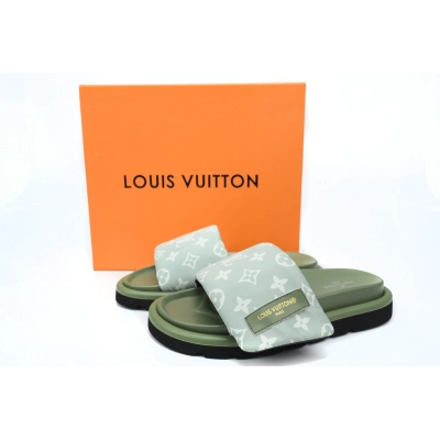 PK God Batch LOUIS VUITTON Pool Pillow Comfort Light green denim green label 02
