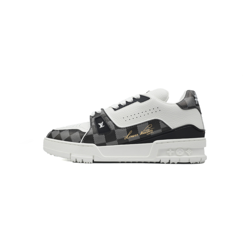 PK God LOUIS VUITTON Trainer Golf Checkerboard Black