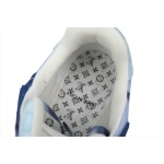 PK God Batch LOUIS VUITTON Trainer XS Rendering Blue Cloth