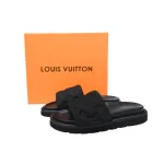 PK God Batch LOUIS VUITTON Pool Pillow Comfort Black relief