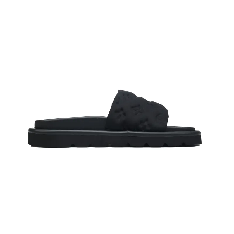 PK God Batch LOUIS VUITTON Pool Pillow Comfort Black relief