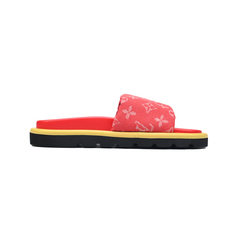 PK God Batch LOUIS VUITTON Pool Pillow Comfort Red Denim