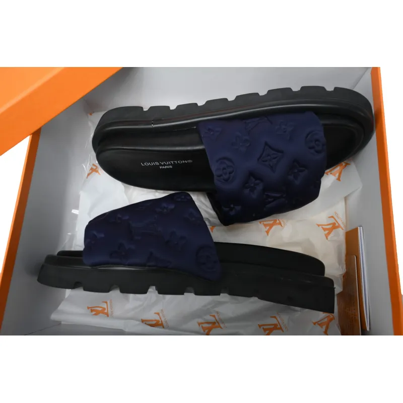PK God Batch LOUIS VUITTON Pool Pillow Comfort XM Dark Blue