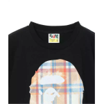 BAPE A Bathing Ape Check by Bathing Tee Black/Beige
