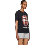 BAPE A Bathing Ape Check by Bathing Tee Black/Beige