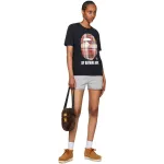 BAPE A Bathing Ape Check by Bathing Tee Black/Beige