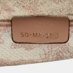 Medium Dior Book Tote Ecru and Pink Toile de Jouy Embroidery