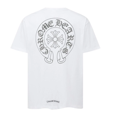 Chrome Hearts Men's White T-shirt 02