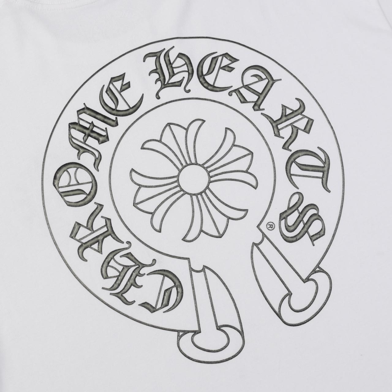 Chrome Hearts Men's White T-shirt