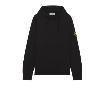 Stone Islan* Hooded Sweatshirt Black 01