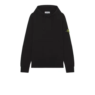 Stone Islan* Hooded Sweatshirt Black 01