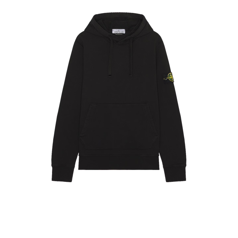 Stone Islan* Hooded Sweatshirt Black