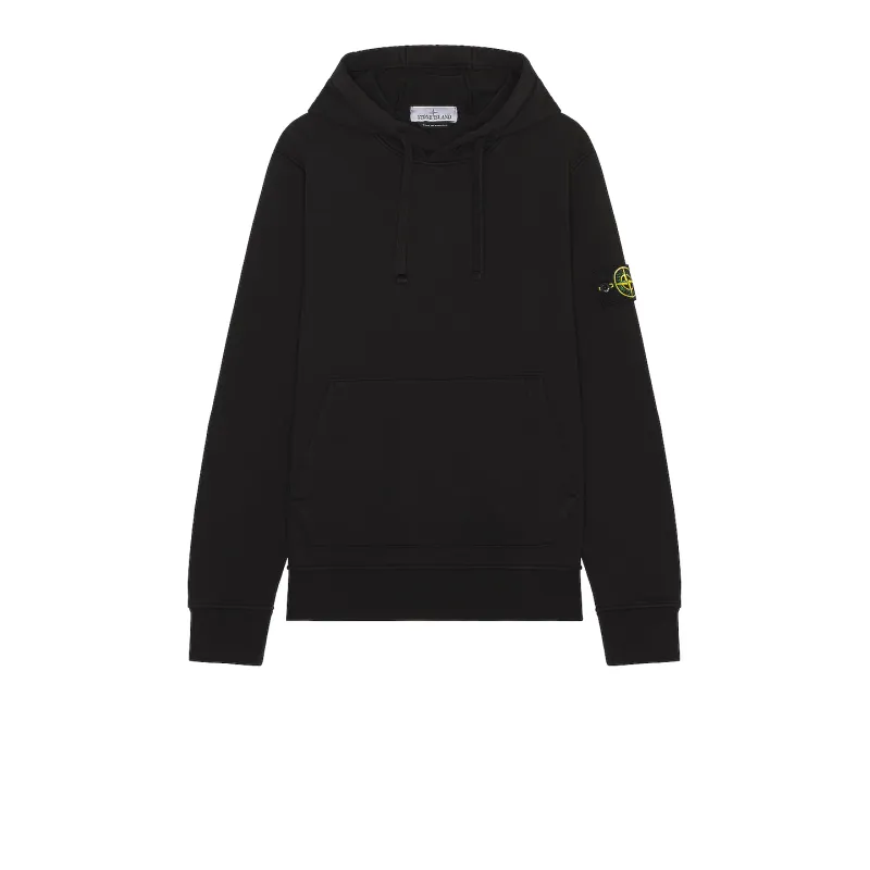 Stone Islan* Hooded Sweatshirt Black