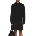 Stone Islan* Hooded Sweatshirt Black
