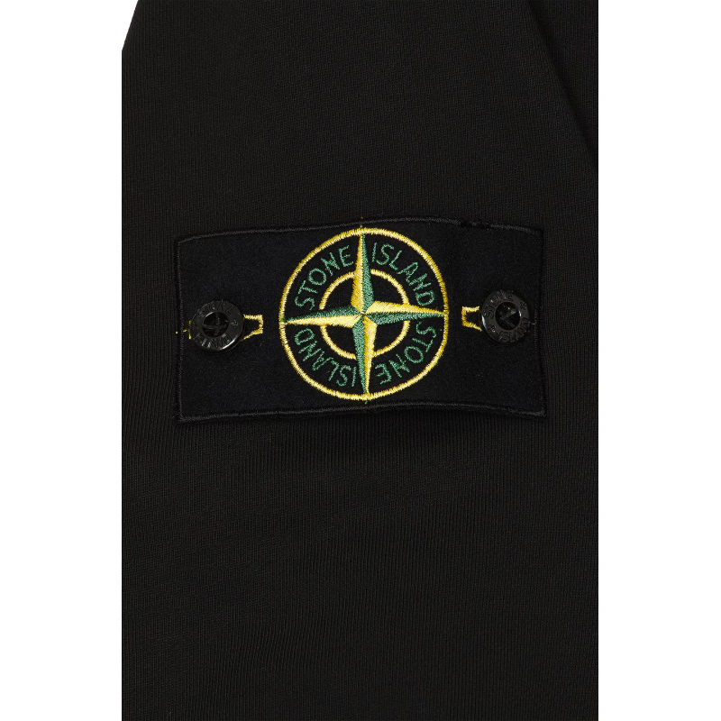 Stone Islan* Hooded Sweatshirt Black