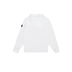 Stone Islan* Hooded Sweatshirt White
