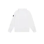 Stone Islan* Hooded Sweatshirt White