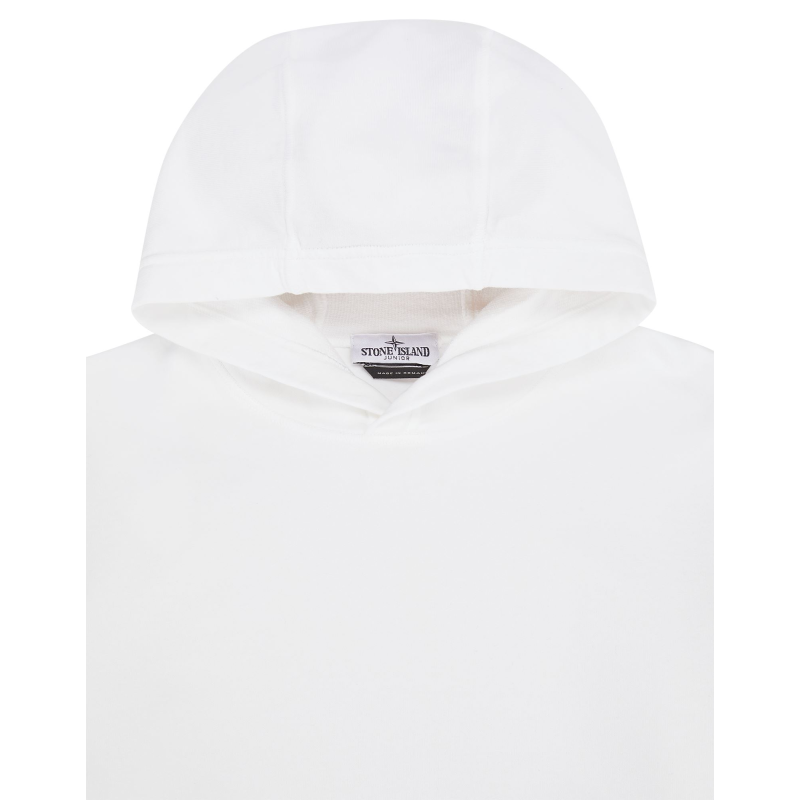 Stone Islan* Hooded Sweatshirt White