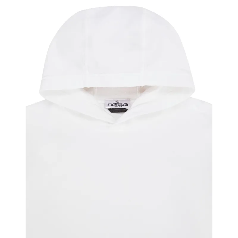 Stone Islan* Hooded Sweatshirt White