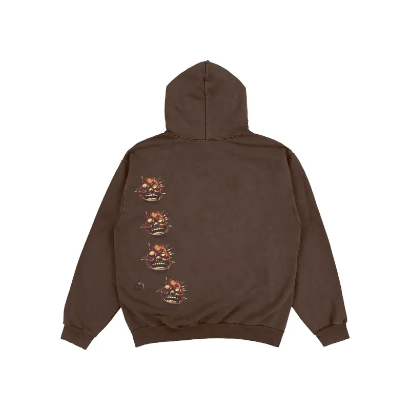 Travis Scott Utopia A2 Hooded Sweatshirt Brown