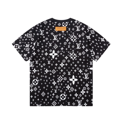  Louis Vuitton T-shirt Black 02
