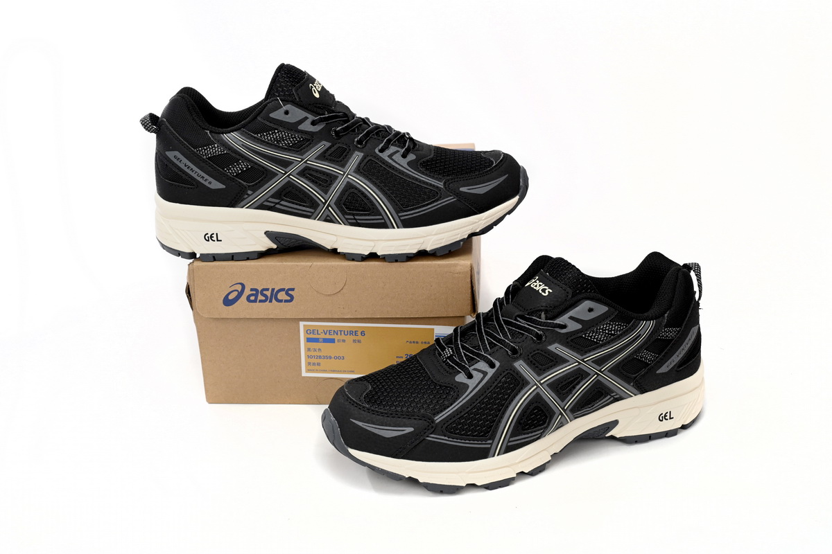ASICS Gel-Venture 6 Trail Running Shoes Black Ash 1012B359-003