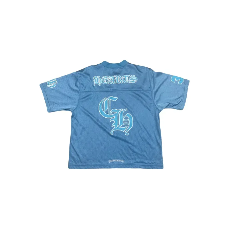 chrome hearts mesh blue jersey
