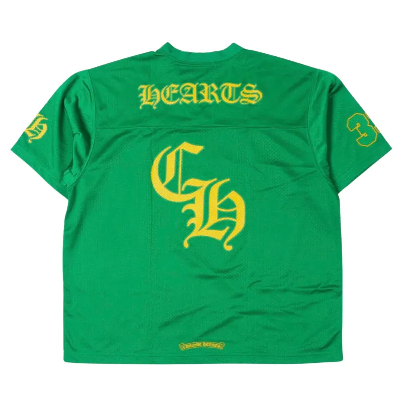 chrome hearts mesh green jersey