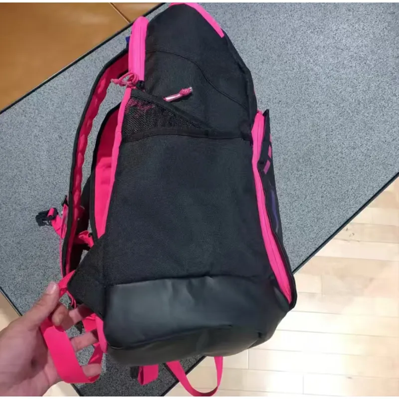 nike hoops elite backpack-black/pink