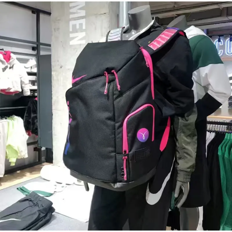 nike hoops elite backpack-black/pink