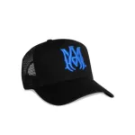 Amiri Logo Trucker Hat in Black