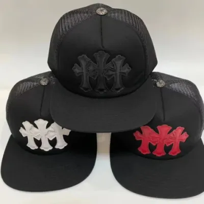 Chrome Hearts Cemetery Trucker Hat 01